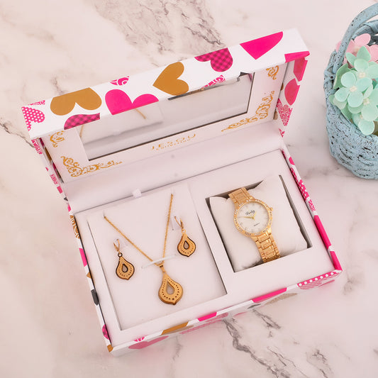 Conjunto de Reloj y Collar para Regalos Navideños - Image 2