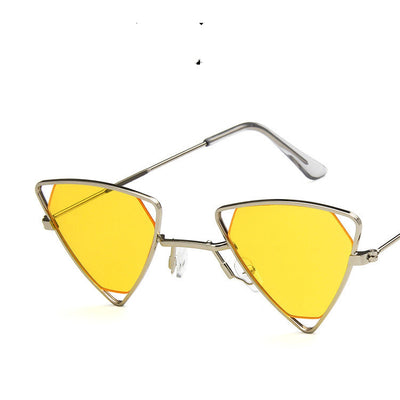 Gafas de Sol Retro Triángulo Punk Alloy - Estilo Vintage Gótico Degradado para Hombre y Mujer - Image 12