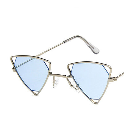 Gafas de Sol Retro Triángulo Punk Alloy - Estilo Vintage Gótico Degradado para Hombre y Mujer - Image 15