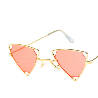 Gafas de Sol Retro Triángulo Punk Alloy - Estilo Vintage Gótico Degradado para Hombre y Mujer - Image 17