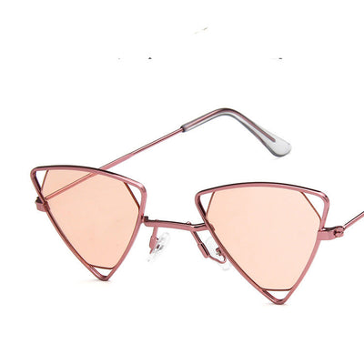 Gafas de Sol Retro Triángulo Punk Alloy - Estilo Vintage Gótico Degradado para Hombre y Mujer - Image 2