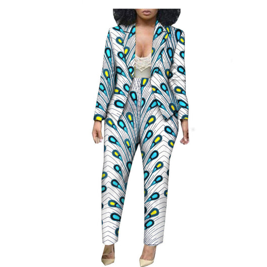 Conjunto Femenino Estampado de Algodón Puro - Talla Grande Casual - Image 14