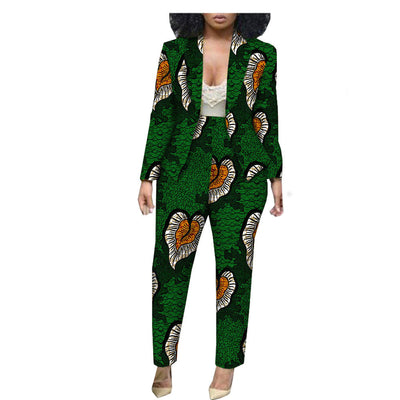 Conjunto Femenino Estampado de Algodón Puro - Talla Grande Casual - Image 13