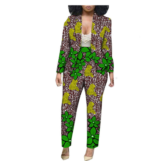 Conjunto Femenino Estampado de Algodón Puro - Talla Grande Casual - Image 20