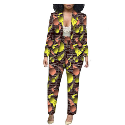 Conjunto Femenino Estampado de Algodón Puro - Talla Grande Casual - Image 21
