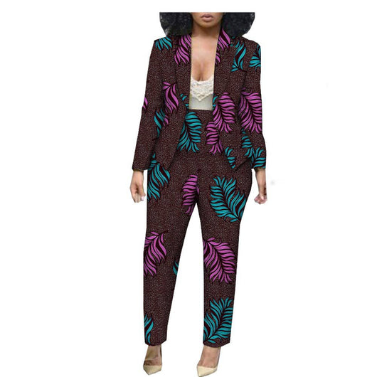 Conjunto Femenino Estampado de Algodón Puro - Talla Grande Casual - Image 4