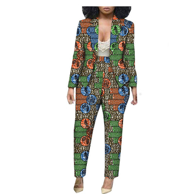 Conjunto Femenino Estampado de Algodón Puro - Talla Grande Casual - Image 8
