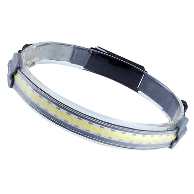 Linterna Frontal LED COB con Batería Recargable y Luz de Advertencia - Image 4