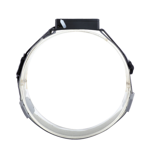 Linterna Frontal LED COB con Batería Recargable y Luz de Advertencia