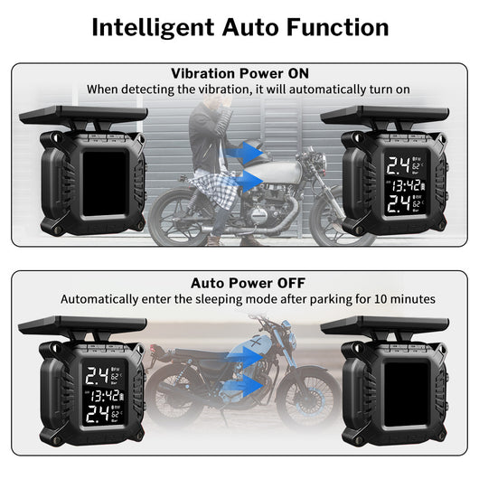 Monitor Inalámbrico de Presión de Neumáticos para Motocicletas y Locomotoras - Image 8