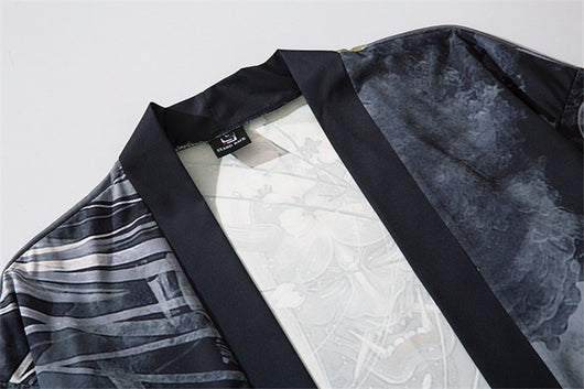 Chaqueta Camisa Estampada con Retrato - Manga 3/4 Ligera - Image 4