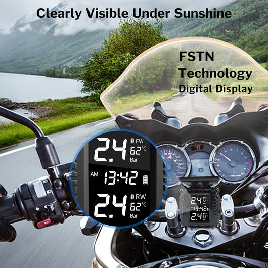 Monitor Inalámbrico de Presión de Neumáticos para Motocicletas y Locomotoras - Image 5