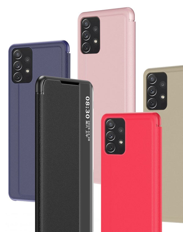 Funda Inteligente Samsung Galaxy A32 5G Tipo Libro Cuero Antigolpes con Ventana