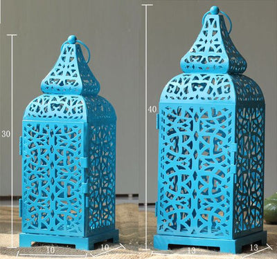 Farol Decorativo de Metal Estilo Marroquí - Image 5