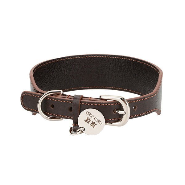 Collar de Lujo para Perros en Cuero Premium - Diseño Elegante