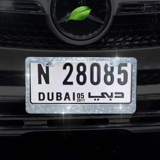 Marco Cromado Diamante para Placas Vehiculares - Image 8