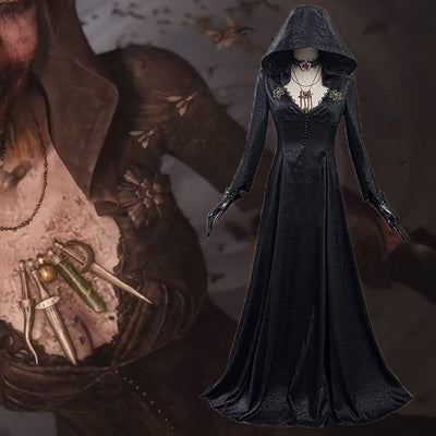 Disfraz de Vampiresa Elegante - Traje Completo para Halloween y Carnaval - Image 14