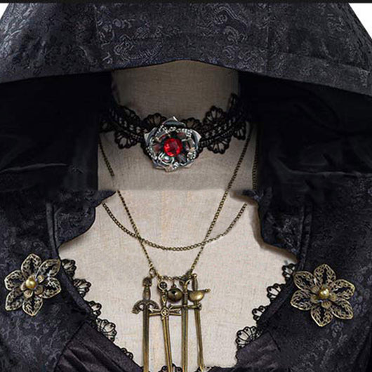 Disfraz de Vampiresa Elegante - Traje Completo para Halloween y Carnaval - Image 4