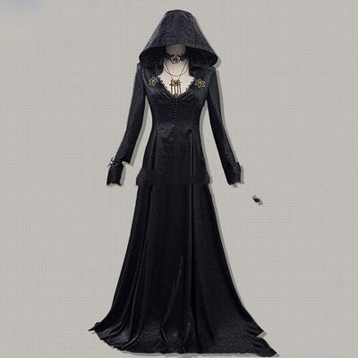 Disfraz de Vampiresa Elegante - Traje Completo para Halloween y Carnaval - Image 5