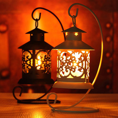 Portavelas Decorativo de Hierro Forjado Estilo Europeo - Regalo Romántico para Parejas - Image 5