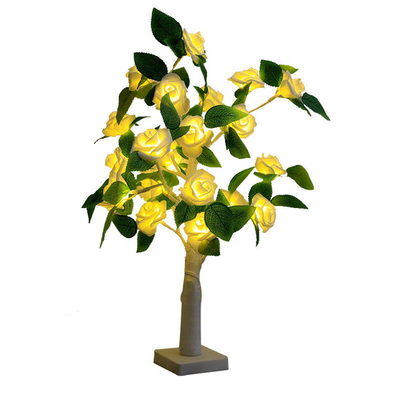 Lámpara Árbol de Rosas LED Decorativa