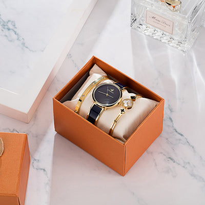 Reloj Elegante Mori Versión Coreana con Pulsera de Diamantes Completos - Image 9