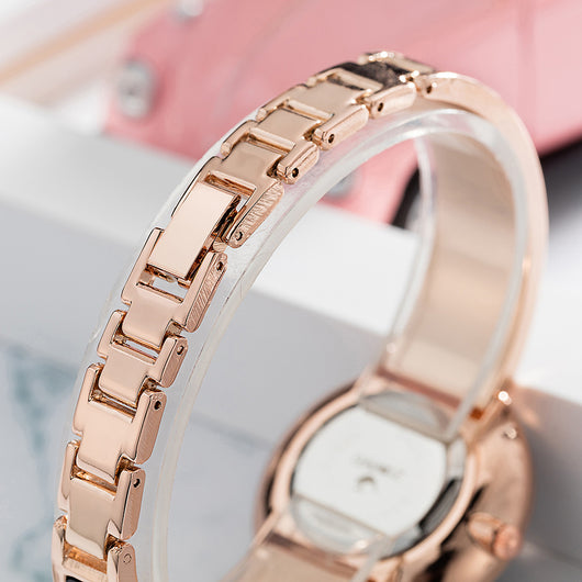 Reloj Elegante Mori Versión Coreana con Pulsera de Diamantes Completos - Image 5