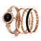 Conjunto de 4 Piezas: Reloj de Cuarzo Elegante para Mujer
