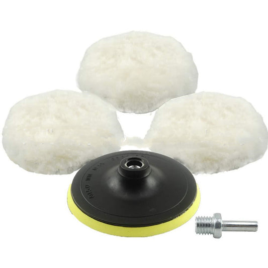 Kit de Discos de Lana para Pulidor - Accesorios para Carrocería