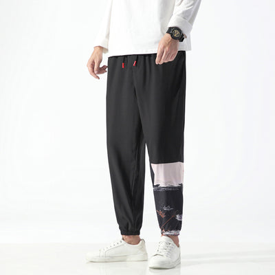 Pantalones Cortos Casuales Estilo Chino con Estampado para Hombre - Image 2