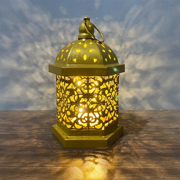 Linterna LED Decorativa Eid Mubarak - Suministros Ramadán Muslim Party