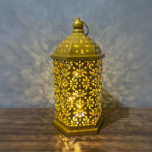 Linterna LED Decorativa Eid Mubarak - Suministros Ramadán Muslim Party