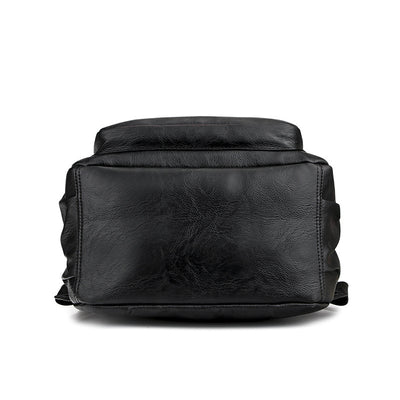 Mochila de Cuero Sintético Grande - Diseño Casual Minimalista - Image 7