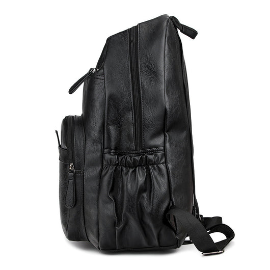 Mochila de Cuero Sintético Grande - Diseño Casual Minimalista - Image 2