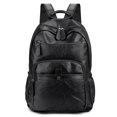 Mochila de Cuero Sintético Grande - Diseño Casual Minimalista - Image 5