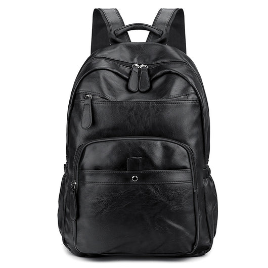 Mochila de Cuero Sintético Grande - Diseño Casual Minimalista - Image 5