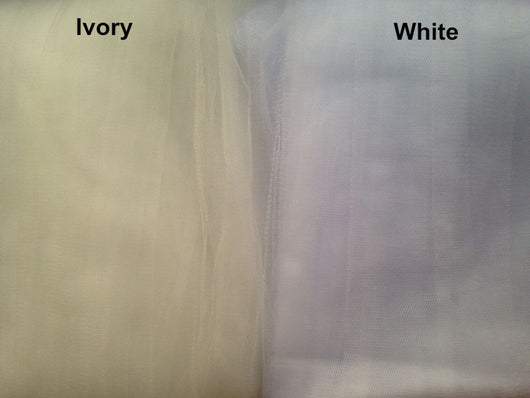 Velo de Novia Blanco Vintage de Un Nivel con Peineta - Diseño Clásico Waltz - Image 13