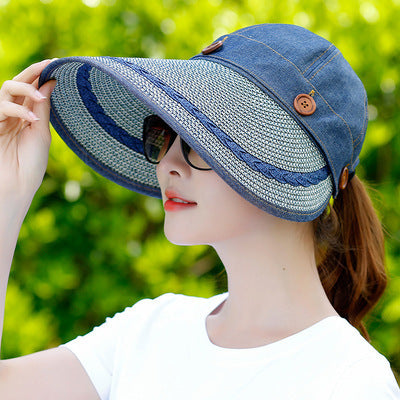 Sombrero de Verano Desmontable con Ala Ancha - Protección Solar Estilo Coreano - Image 4