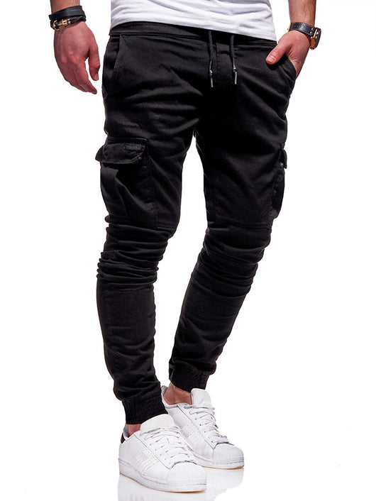 Pantalones Deportivos Elásticos con Cordón Ajustable - Joggers Casuales - Image 16