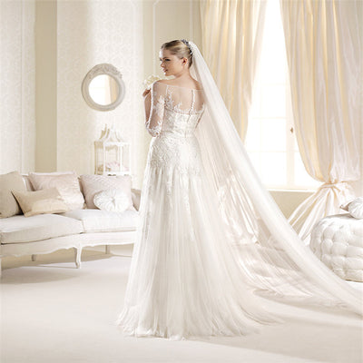 Velo de Novia Elegantx 3 Metros Doble Capa con Peine - Colección Premium - Image 9