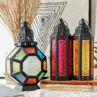 Linterna Marroquí Portátil de Hierro Forjado para Velas - Image 6
