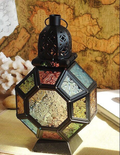 Linterna Marroquí Portátil de Hierro Forjado para Velas - Image 5