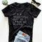 Camiseta Feminina Estampa Deixe-me em Paz - Design Divertido Casual