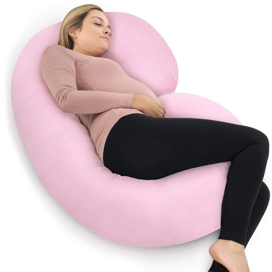 Almohada de Apoyo Gestacional para Caderas, Rodillas y Cuello - Alivio del Dolor de Espalda