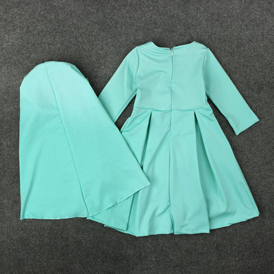 Vestido Largo Musulmán de Manga Larga para Niñas - Colección Primavera Otoño - Image 10