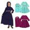 Vestido Largo Musulmán de Manga Larga para Niñas - Colección Primavera Otoño