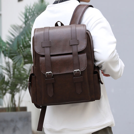 Mochila Escolar Pu Soft Noodle Gran Capacidad