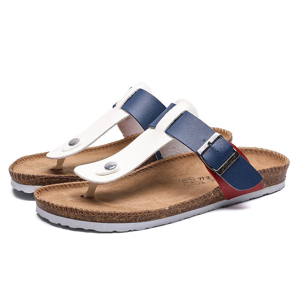 Sandalias de Playa para Parejas con Corcho y Comodidad Premium
