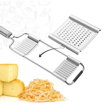 Rallador Multifunción de Acero Inoxidable con Cuchilla para Vegetales y Frutas - Image 11