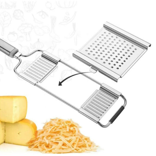 Rallador Multifunción de Acero Inoxidable con Cuchilla para Vegetales y Frutas - Image 11